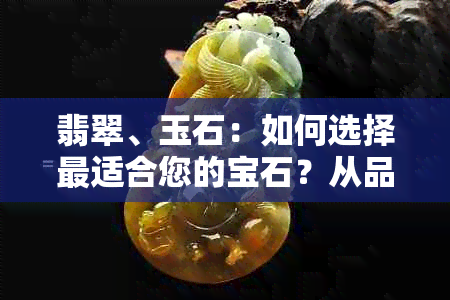 翡翠、玉石：如何选择最适合您的宝石？从品质、价格到购买渠道的全面指南