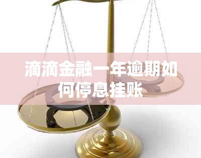 滴滴金融一年逾期如何停息挂账