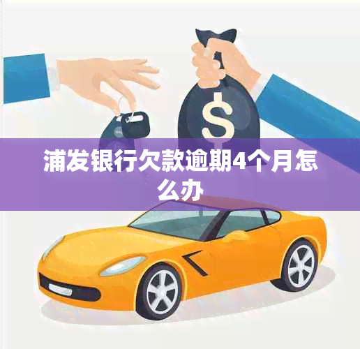 浦发银行欠款逾期4个月怎么办