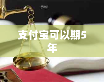 支付宝可以期5年