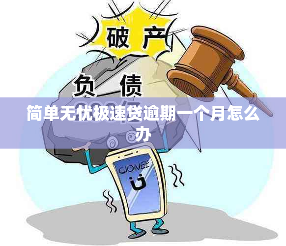 简单无忧极速贷逾期一个月怎么办