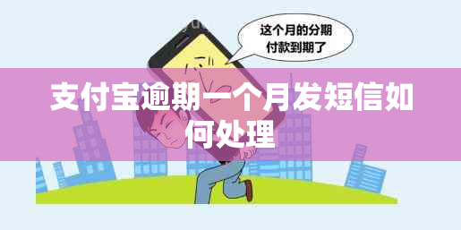 支付宝逾期一个月发短信如何处理