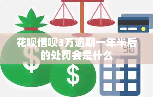 花呗借呗3万逾期一年半后的处罚会是什么