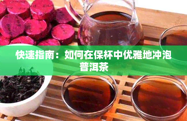 快速指南：如何在保杯中优雅地冲泡普洱茶