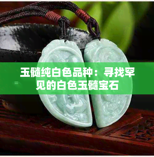 玉髓纯白色品种：寻找罕见的白色玉髓宝石