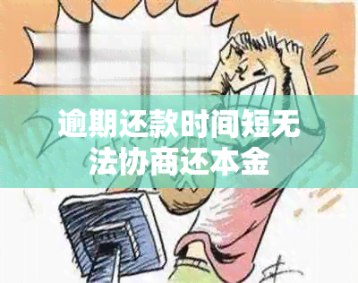 逾期还款时间短无法协商还本金