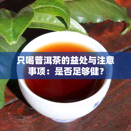 只喝普洱茶的益处与注意事项：是否足够健？