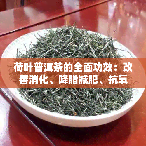 荷叶普洱茶的全面功效：改善消化、降脂减肥、抗氧化等多种作用解析