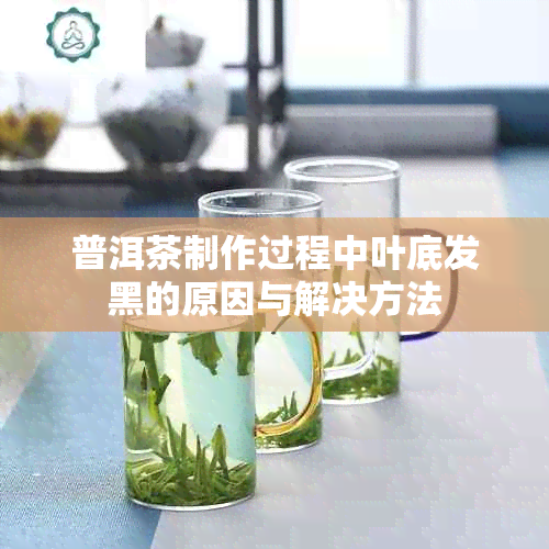 普洱茶制作过程中叶底发黑的原因与解决方法