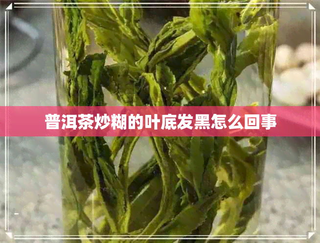 普洱茶炒糊的叶底发黑怎么回事