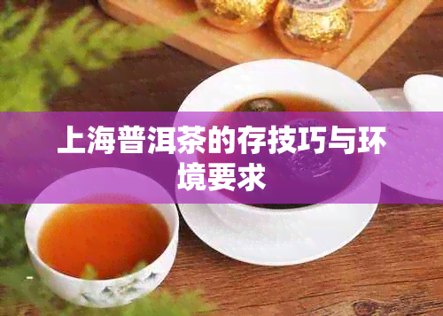 上海普洱茶的存技巧与环境要求