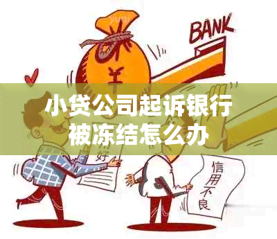 小贷公司起诉银行被冻结怎么办