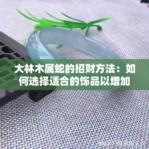 大林木属蛇的招财方法：如何选择适合的饰品以增加财富？