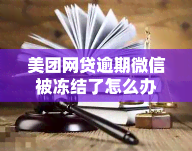 美团网贷逾期微信被冻结了怎么办