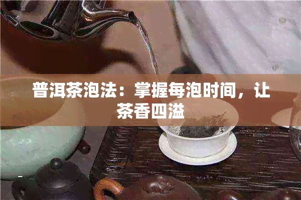 普洱茶泡法：掌握每泡时间，让茶香四溢