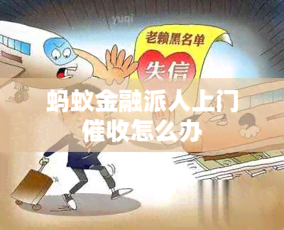 蚂蚁金融派人上门怎么办