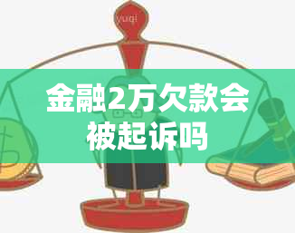 金融2万欠款会被起诉吗