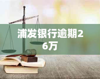 浦发银行逾期26万