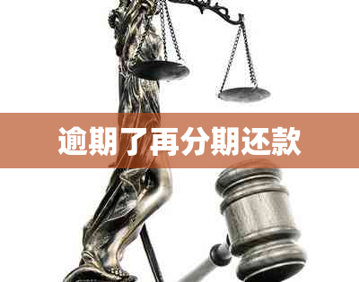 逾期了再分期还款