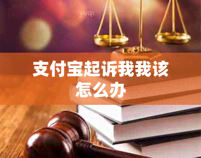 支付宝起诉我我该怎么办