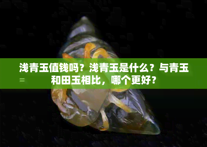 浅青玉值钱吗？浅青玉是什么？与青玉和田玉相比，哪个更好？