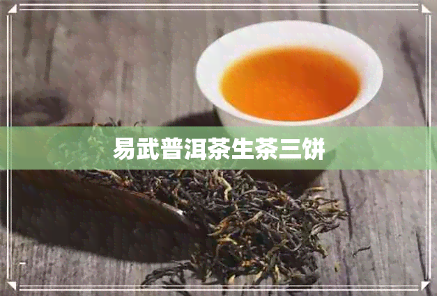 易武普洱茶生茶三饼