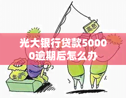 光大银行贷款50000逾期后怎么办