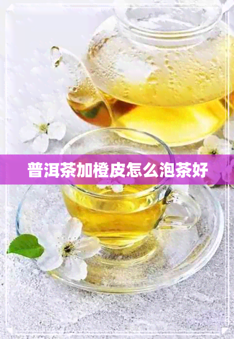 普洱茶加橙皮怎么泡茶好