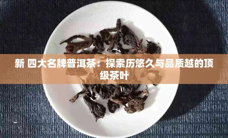 新 四大名牌普洱茶：探索历悠久与品质越的顶级茶叶