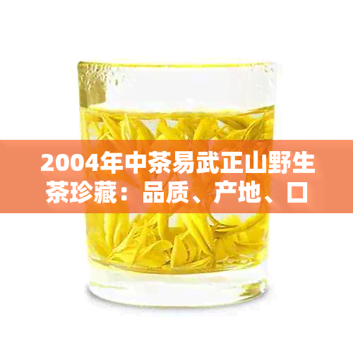 2004年中茶易武正山野生茶珍藏：品质、产地、口感与保存方法全面解析