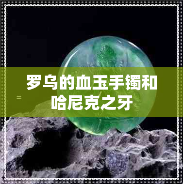 罗乌的血玉手镯和哈尼克之牙