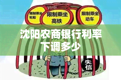 沈阳农商银行利率下调多少