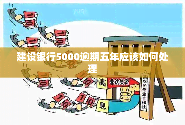 建设银行5000逾期五年应该如何处理