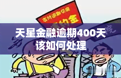 天星金融逾期400天该如何处理