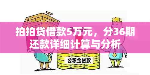 拍拍贷借款5万元，分36期还款详细计算与分析