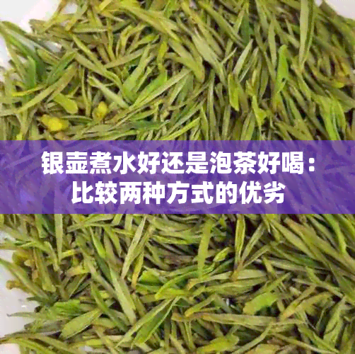 银壶煮水好还是泡茶好喝：比较两种方式的优劣