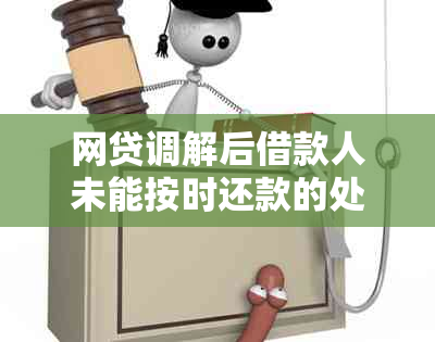 网贷调解后借款人未能按时还款的处理建议及相关政策解读