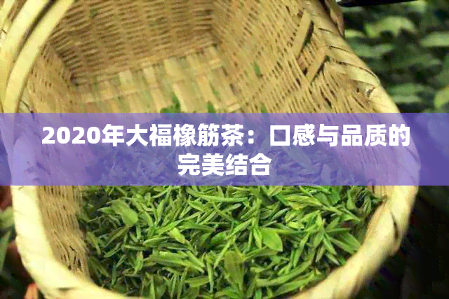 2020年大福橡筋茶：口感与品质的完美结合