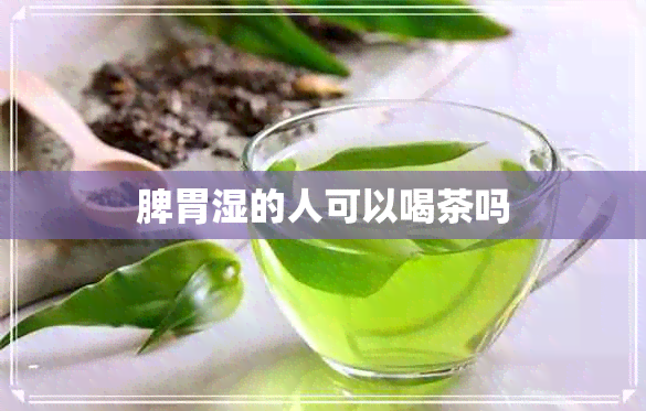 脾胃湿的人可以喝茶吗