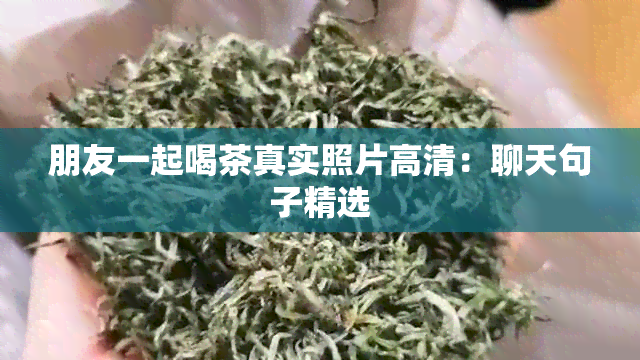 朋友一起喝茶真实照片高清：聊天句子精选