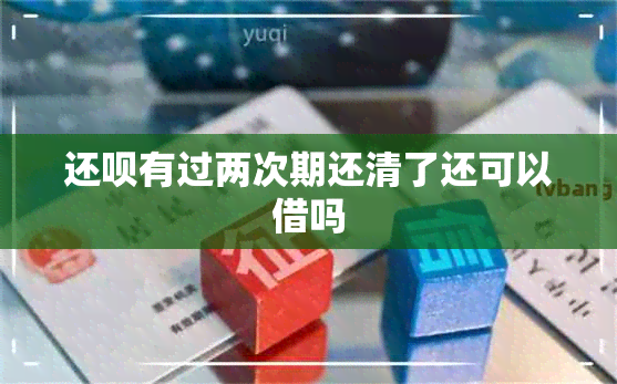 还款有过两次期还清了还可以借吗