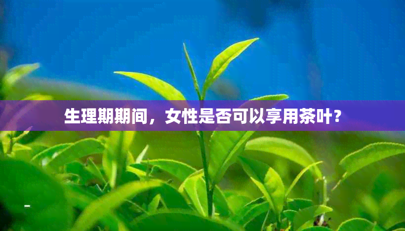 生理期期间，女性是否可以享用茶叶？