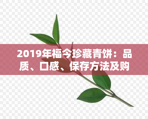 2019年福今珍藏青饼：品质、口感、保存方法及购买渠道全面解析