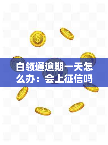 白领通逾期一天怎么办：会上吗？还不上怎么办？能再借吗？