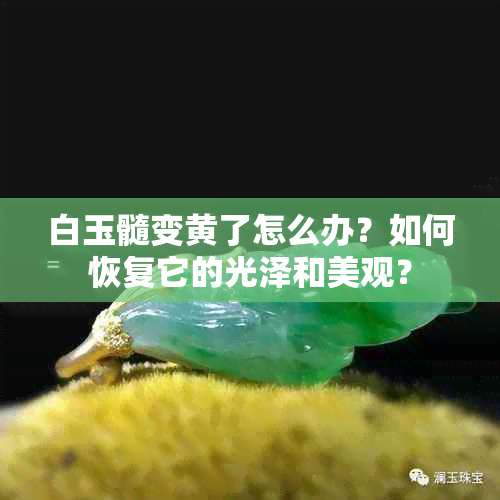 白玉髓变黄了怎么办？如何恢复它的光泽和美观？