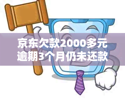 京东欠款2000多元逾期3个月仍未还款，用户该如何解决？