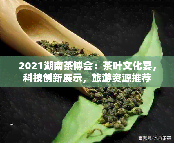 2021湖南茶博会：茶叶文化宴，科技创新展示，旅游资源推荐