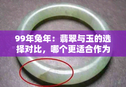 99年兔年：翡翠与玉的选择对比，哪个更适合作为佩戴饰品？