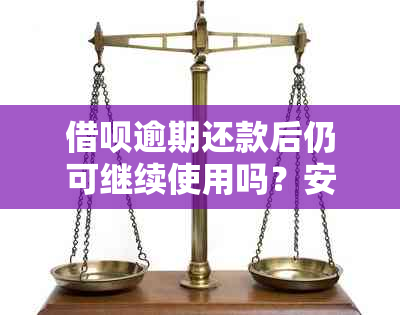 借呗逾期还款后仍可继续使用吗？安全性如何保障？