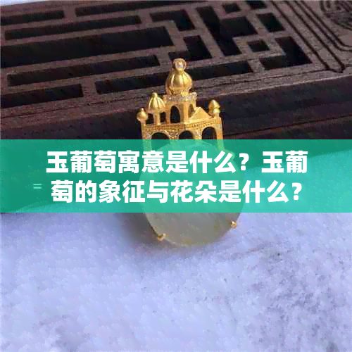 玉葡萄寓意是什么？玉葡萄的象征与花朵是什么？